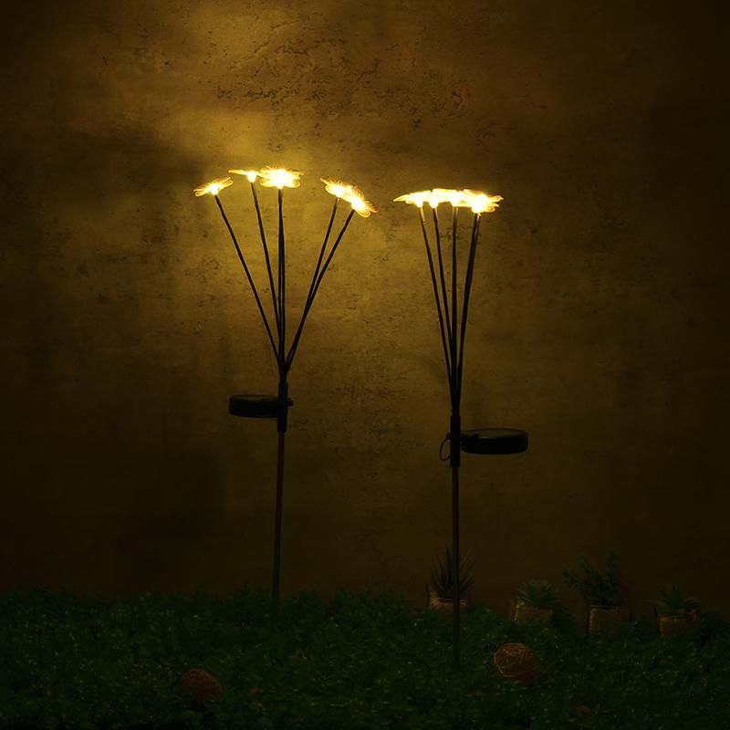 Outdoor Solar Colorful Flowers Light Decoration Garden Landscape Light