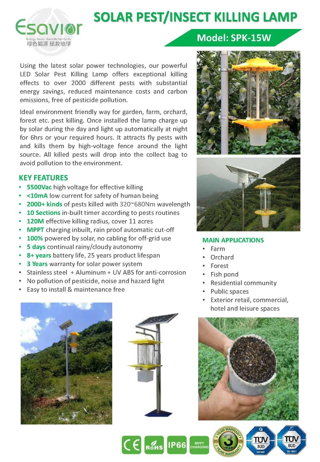 Solar Pest/Insect Killing Lamp/Solar LED/ Solar Street/LED Solar Street/Integrated Solar Street/All in One Solar Street Light