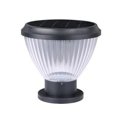 Factory Supply IP65 Waterproof Warm Light Wireless Solar Pillar Light for Path Pathway Garden Household