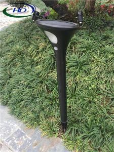 Waterproof LED Solar Path Light with PIR Sensor for Garden Path Park Lighting