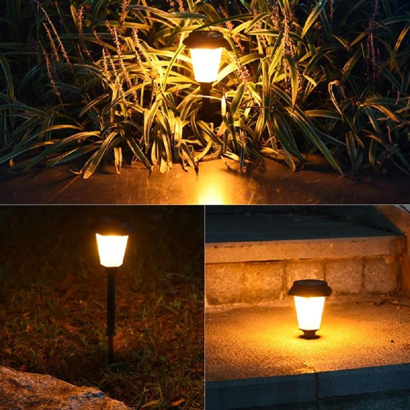 Solar LED Lights Solar Lantern Flame LED Light Waterproof Outdoor Garland Solar Power Lamp Christmas for Yard Garden Decoration Esg17319