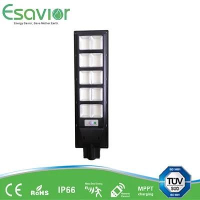 Esavior 150W All in One LED Solar Light 215 for Pathway/Roadway/Garden/Wall Lighting