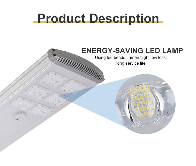 Professional Factory Supply 600W LED Solar Light Solar Flood Lighting Outdoor Hot Sale Integrated 600W LED Solar Street Light