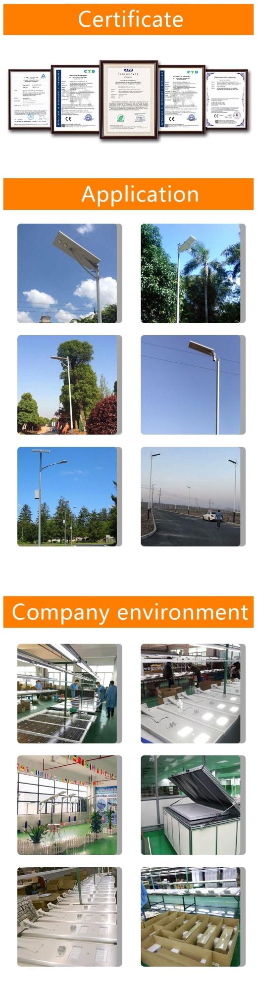 40W Semi-Separated LED Solar Street Lights