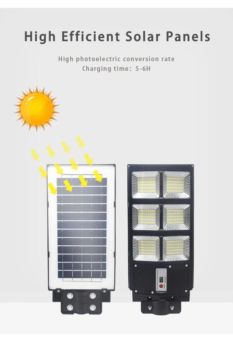 100W 200W 300W LED Solar Powered Street Light