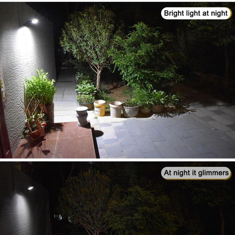 Simva 54 LED Wireless Solar Lamp with Three Modes Outdoor Waterproof Solar Light Security Lighting for House Wall Street Yard Garden