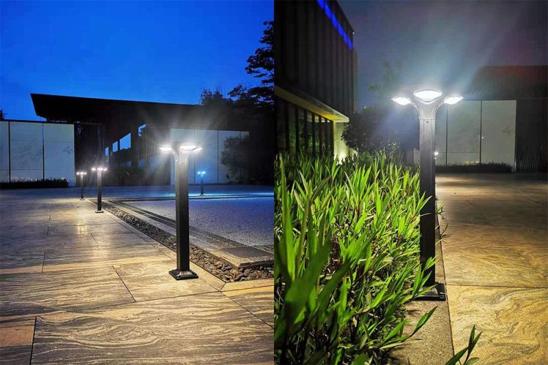 60cm Modern Design Solar Pathway Bollard Light for Garden Landscaping