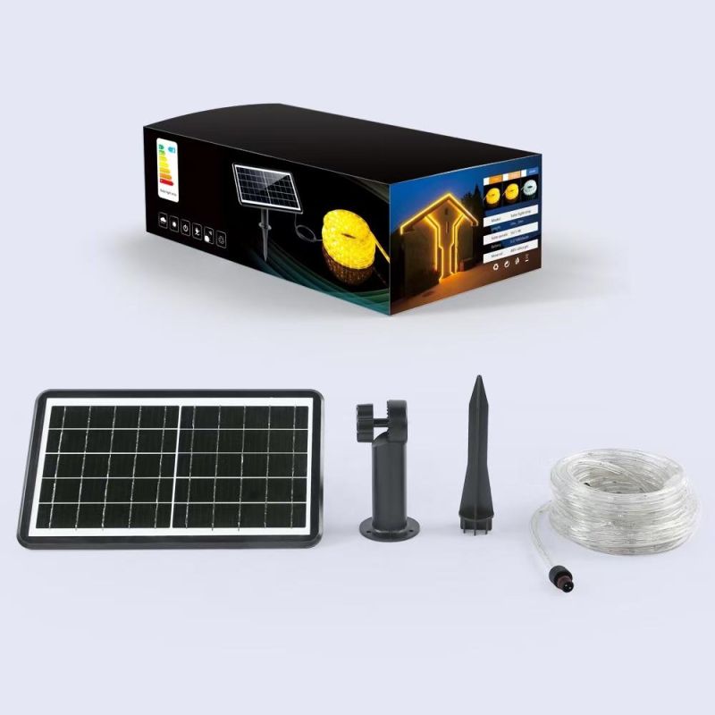 Remote Control Warm Brightness Wateproof 10m 20m Solar Power Outdoor String Light