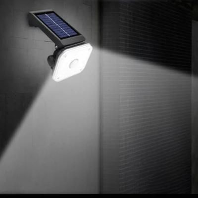 Modern Design Outdoor Garden Wall Home Use Solar Powered Security Light with Motion Sensor