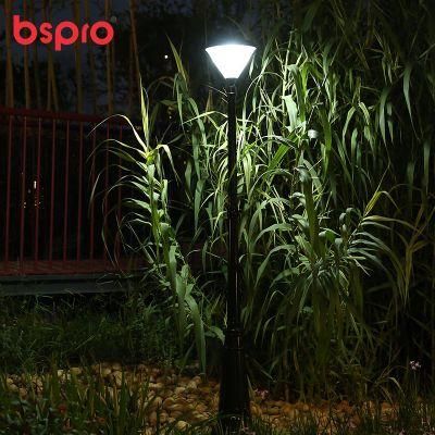 Bspro Outdoor Classic European Style Waterproof LED Garden Light Street Light and Poles Aluminum Garden Lamp