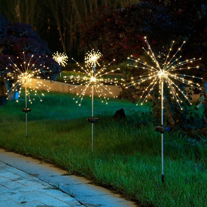 Outdoor Waterproof Solar Firework Light LED Garden Decorative Lights Wyz18473