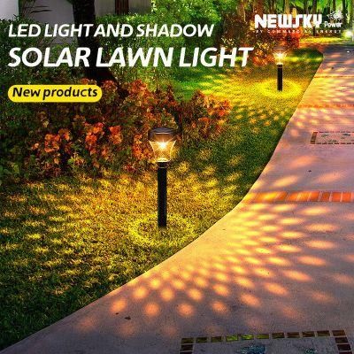 2 Pack Dacning Flame RGB Colorful Outdoor Pathway Ground Inserted Solar Decoration Walkway Light