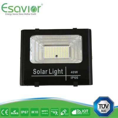 Esavior Green Energy 600lm Solar Flood Lights Jbp Series with Ik10 Certifications