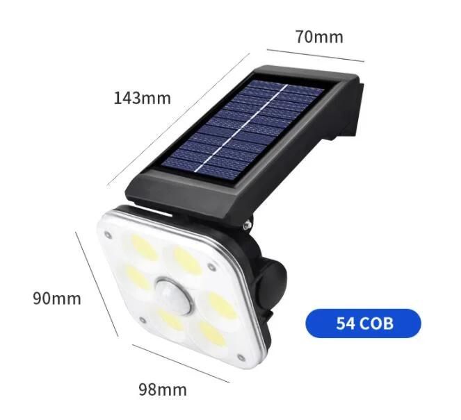 Low Price Street Lamp LED Lighting Decoration Energy Saving Power System Home Security Sensor ABS Garden Solar Wall Light