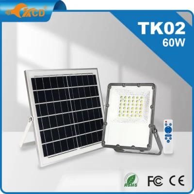 IP67 Grey Body 20W 30W 40W 100W Outdoor Sport Field Solar Power LED Flood Light