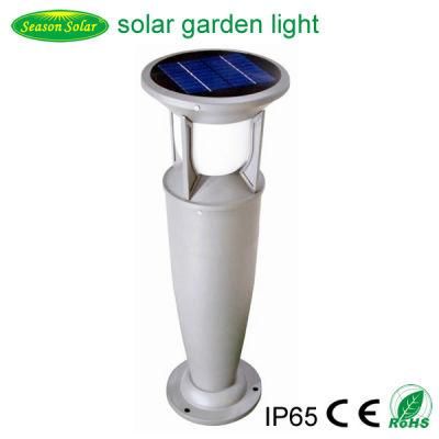 High Lumen Decoration Landscape Lighting Outdoor LED Solar Bollard Light with Warm+White LED Light