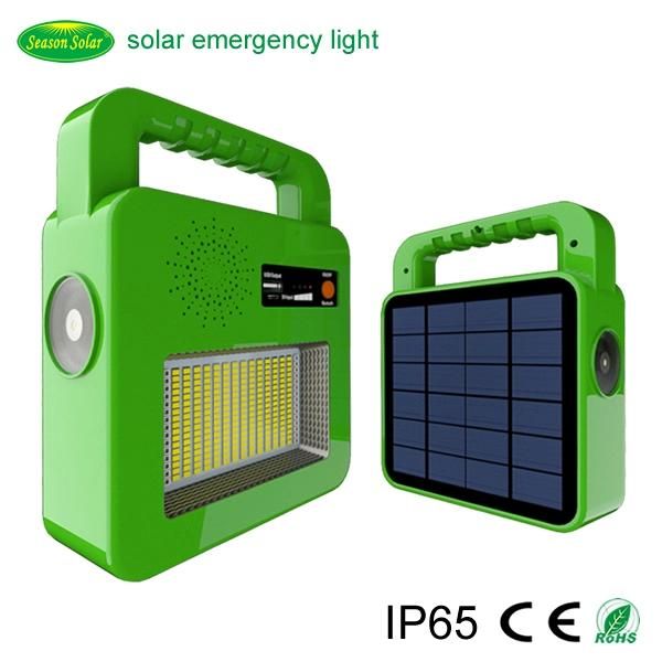 USB Rechargeable LED Lantern & Solar Powered Camping Light Outdoor Portable Solar Lamp for Hiking Emergency Lighting