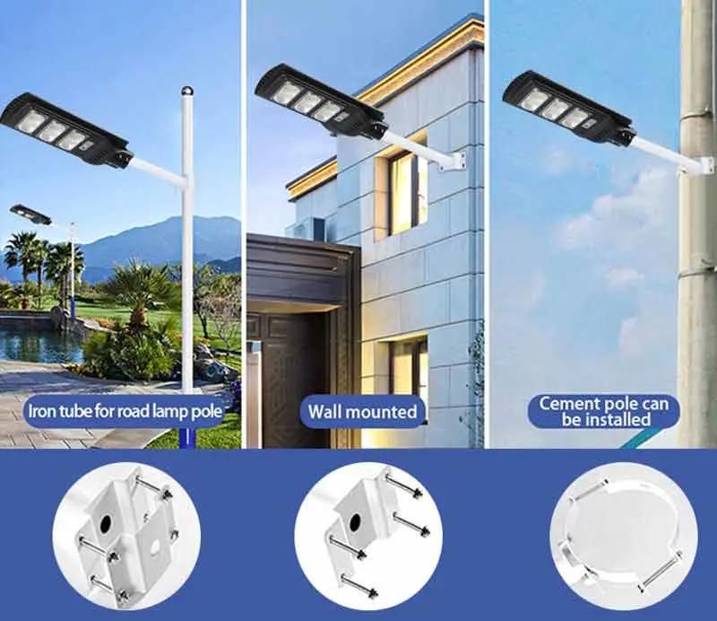 High Lumen Highway Waterproof IP65 50W 100W 150W 200W 250W 300W Streetlight All in One Outdoor LED Solar Street Light