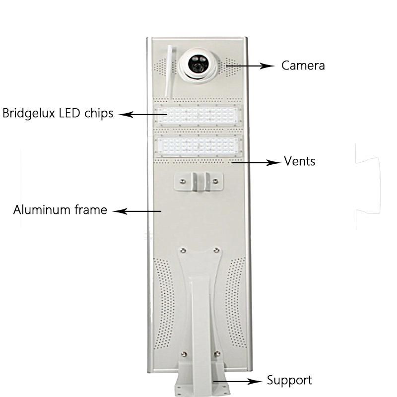 Outdoor Solar 600wp OEM/ODM All-in-One 150W/200W/300W Outdoor Micro/PIR Motion Sensor CCTV Camera Garden/Highway/Runway/Street Lights