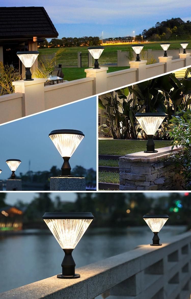 Bspro Professional IP65 Smart New Type High Power Outdoor Waterproof Garden All in One Wall Lamp Light