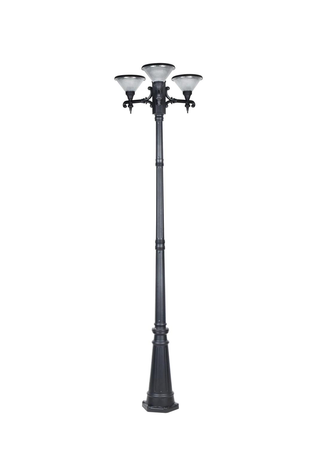 IP65 Outdoor 3000K/4500K/6500K Solar Garden Column Light CE