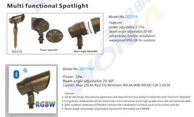 LED Multi-Functional Integrated Spotlight Uplight