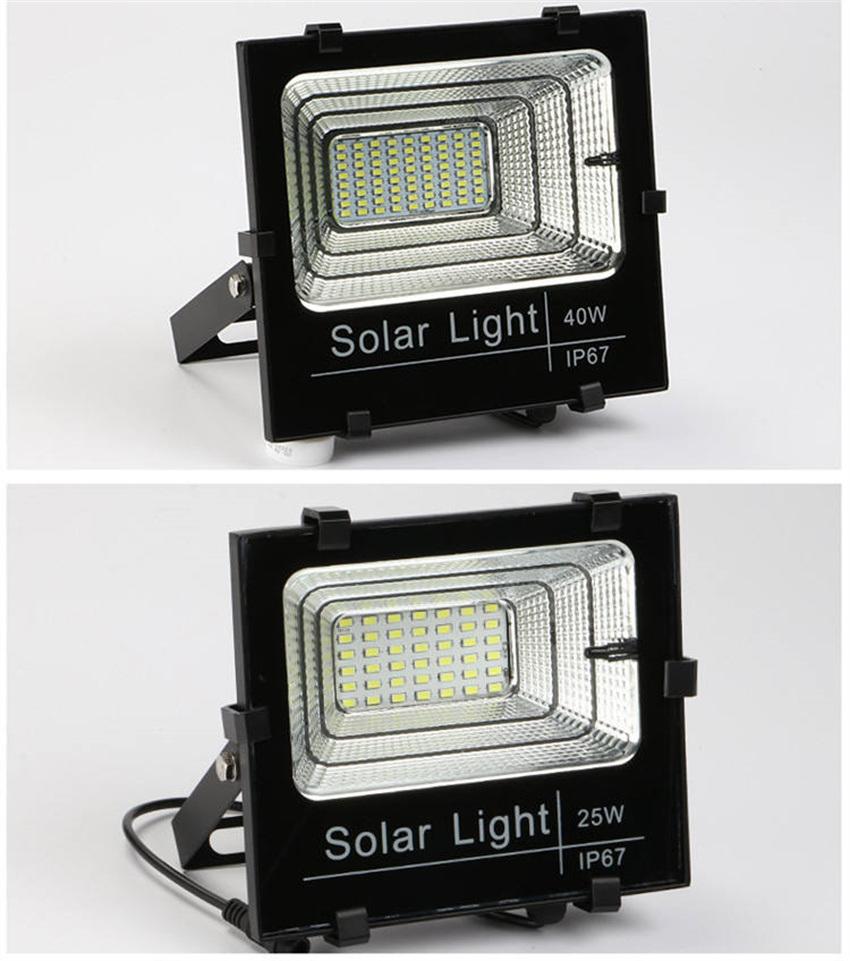 3 Years Warranty 25W Waterproof Outdoor Solar Powered Lamp LED Flood Light