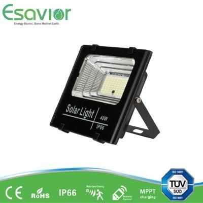 Esavior 40W Solar Powered Outdoor Solar LED Street/Flood/ Garden/Security Light