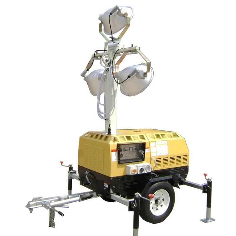 Mo-1200q Outdoor Mobile Generator Portable Solar Lighting Tower