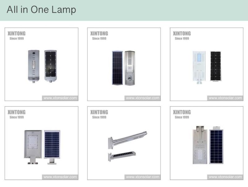 20W Integrated LED Street Light with Grade a Solar Panel