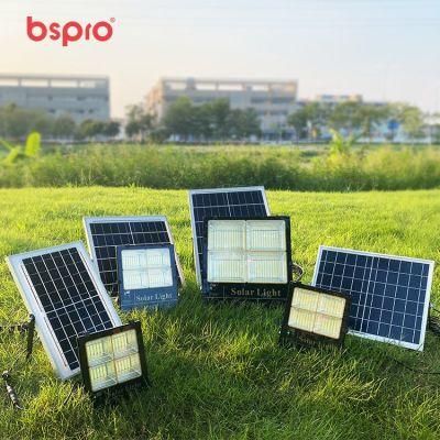 Bspro High Quality Competitive Price Solar Flood Light Energy Saving LED Solar Panel Flood Light