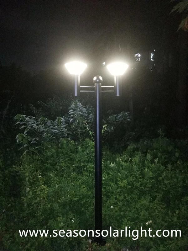 High Power LED Lighting 2m Pole System LED Outdoor Solar Garden Light with LED for Yard Lighting