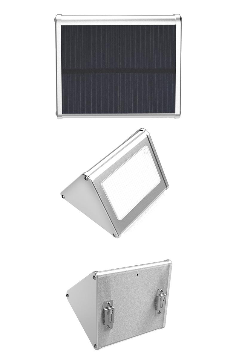 Outdoor Aluminum Alloy LiFePO4 Battery Solar Wall Lights