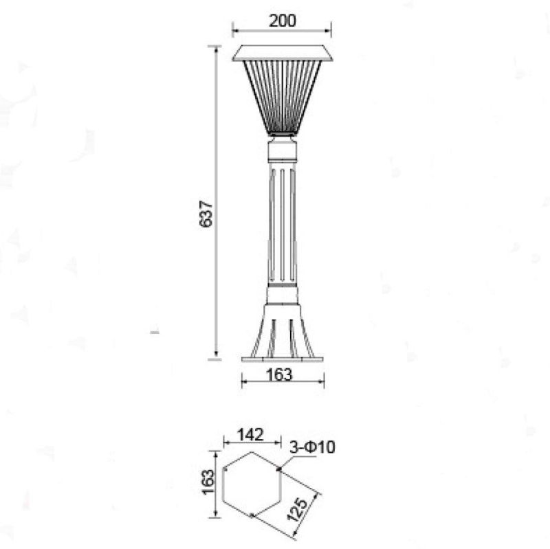 Chinese Supplier IP65 Top Quality Hot Sale Outdoor Lighting Solar LED Lawn Light