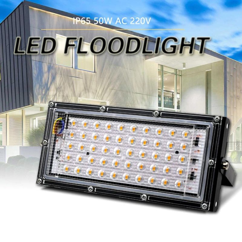 Simva 50W LED Flood Light AC 110V 220V 230V 240V Outdoor Floodlight Spotlight IP65 Waterproof LED Street Lamp Lighting