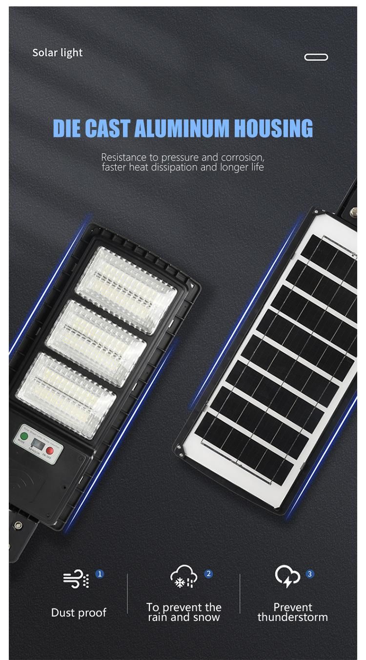 Integrated Solar LED Street Light with Remote Control