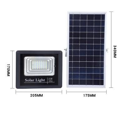 IP65 Plaza Waterproof 25W Solar Flood Lighting LED Lamp PAR Light Energy Saving System Sensor Garden Pool Underwater Wall Lights