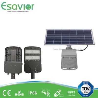 Esavior 60W Solar Powered All in Two Solar Street/Garden/Pathway Light Waterproof for Outdoor