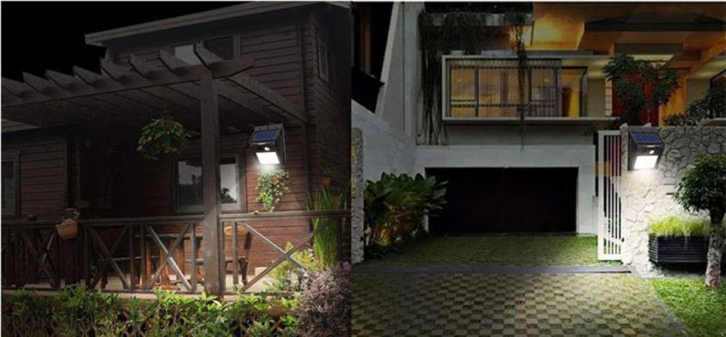 LED Solar Sensor Wall Lights