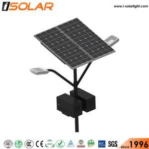 Double Arm 100W 8 Meter Brightest LED Lamp Solar Street Light