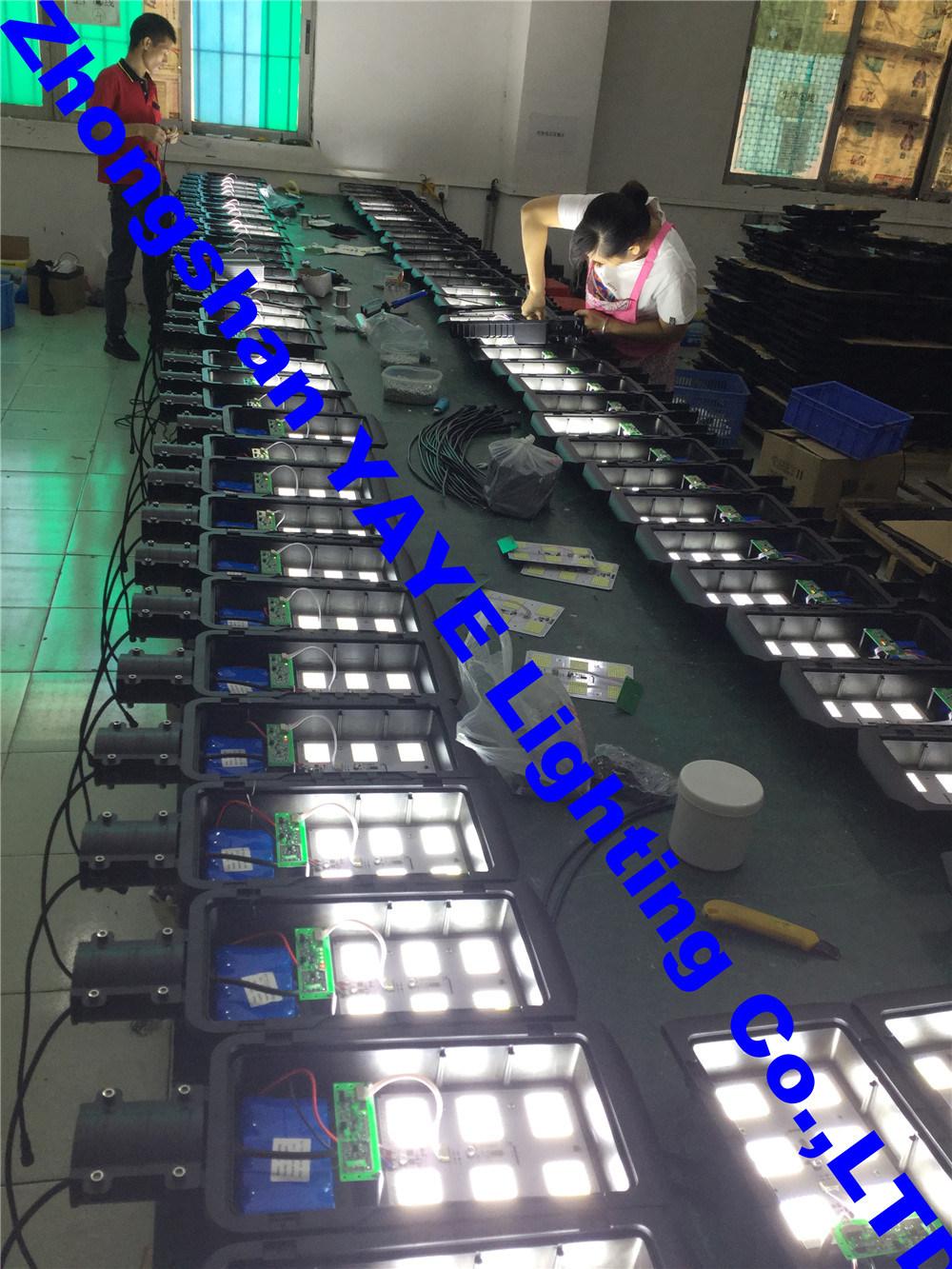 Yaye 18 Hot Sell Low Price High Quliaty 60W SMD5730 All in One Solar LED Street Light 1000PCS Stock/Radar /Remote Controll/ 3 Years Warranty