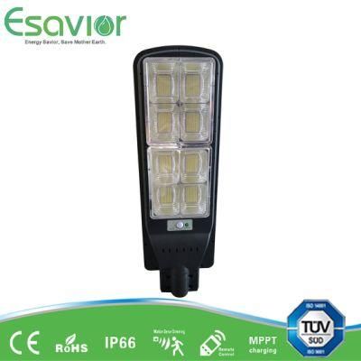 Esavior 120W All in One LED Solar Light for Pathway/Roadway/Garden/Wall Lighting