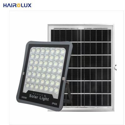 Factory Price New Hot Sale Waterproof IP66 Remote Control Aluminium 100W 200W 300W LED Solar Flood Light