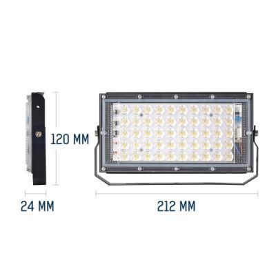 Simva Outdoor Lighting DC 12V Electric Clip 50W LED Flood Light Ultra Thin High Lumen Floodlight Camping Lights, High Quality LED Flood Light,