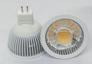 White MR16 GU10 5W High Lumen COB CE Dimmable ETL