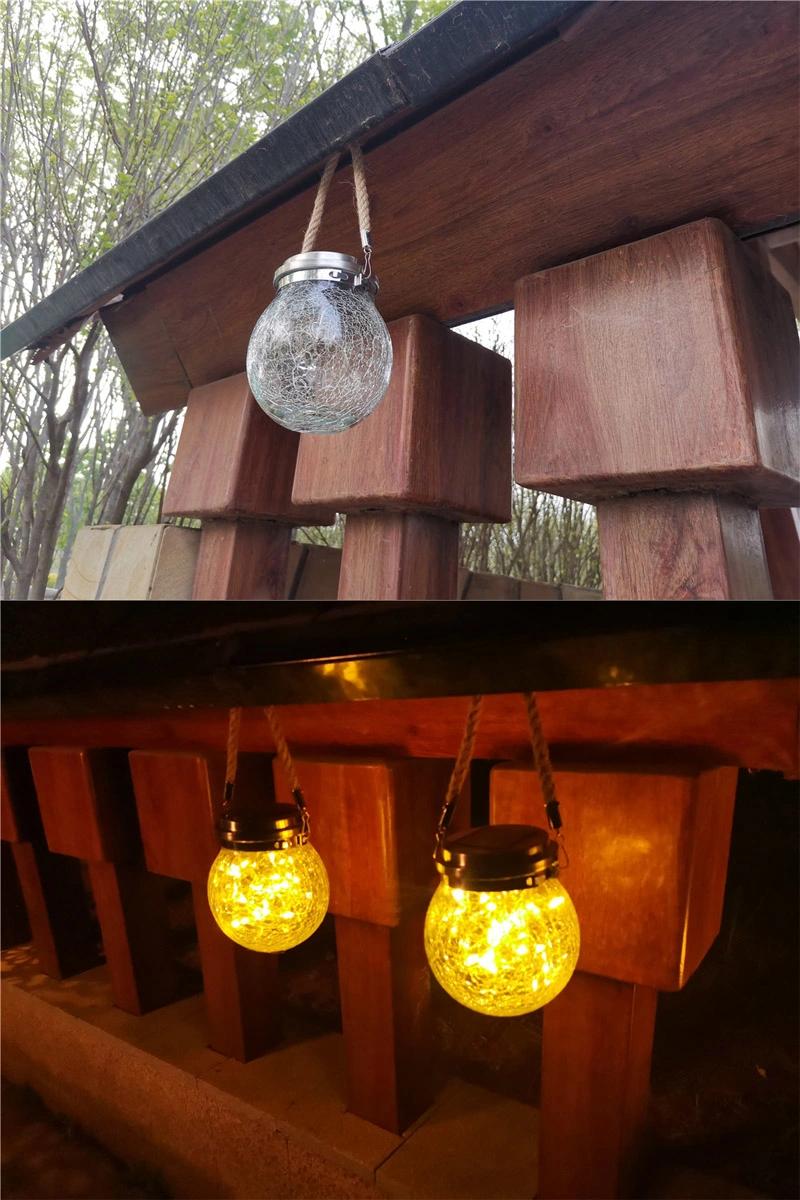 Outdoor Garden Decorative LED Solar Hanging Light for Holiday Celebration