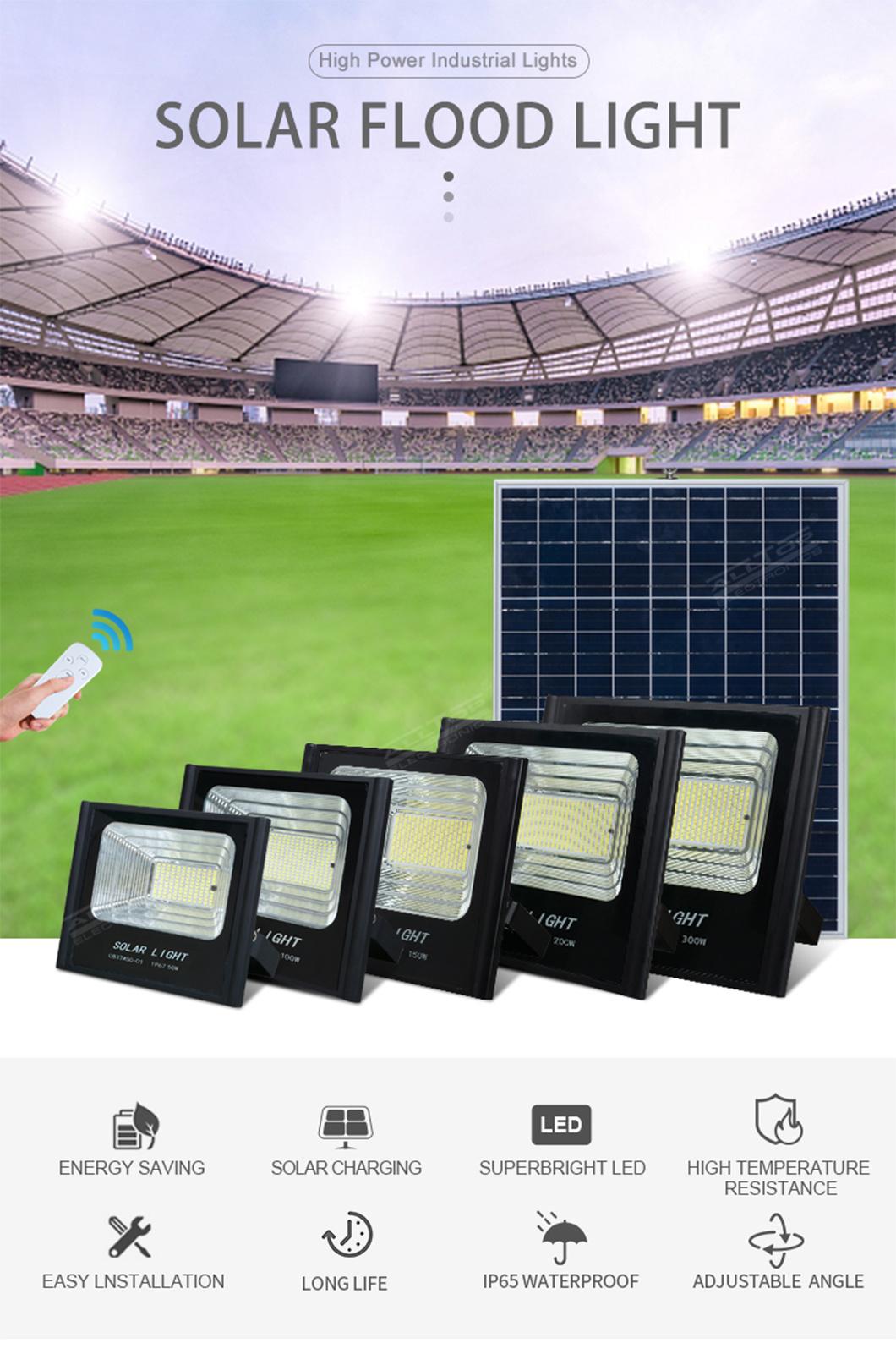 Portable Waterproof IP67 Outdoor Camping 50W 100W 150W 200W LED Solar Floodlight