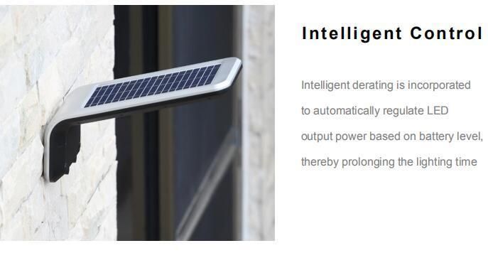 Competitive Price 10W Outdoor Garden Waterproof Motion Sensor Smart Solar Wall Lamp