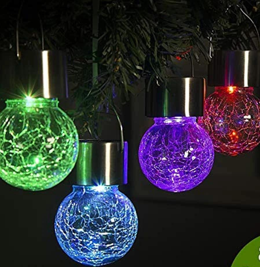 Waterproof Solar Pendant Lights Ball Design for Garden Patio Outdoor Esg15237