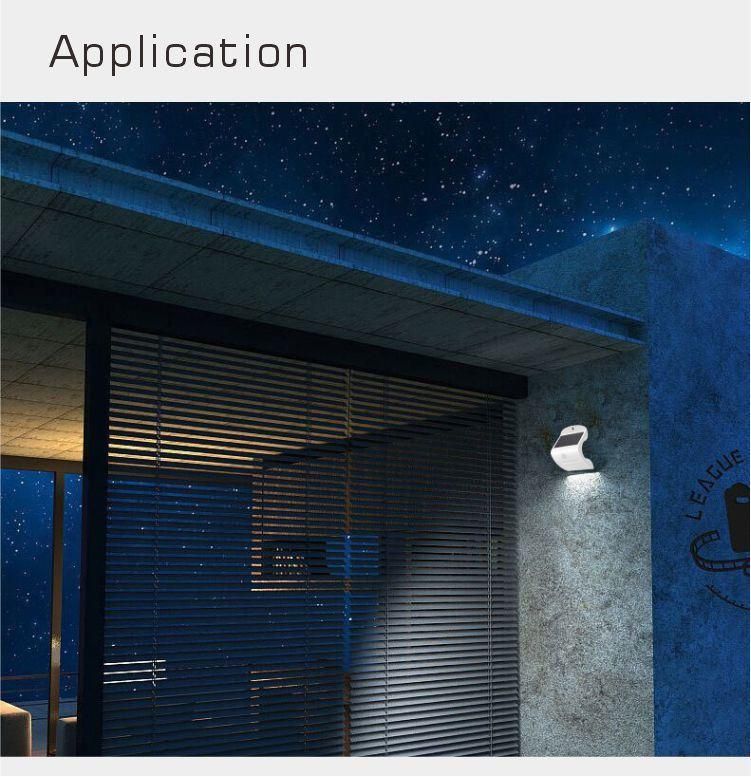 Outdoor LED Solar Light Motion Sensor IP44 Outdoor Intelligent Wall Light Solar for Garden Patio Yard